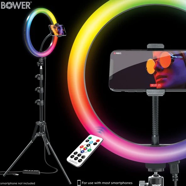 12" RGB Ring Light Studio Kit, with Special Effects - Image 2