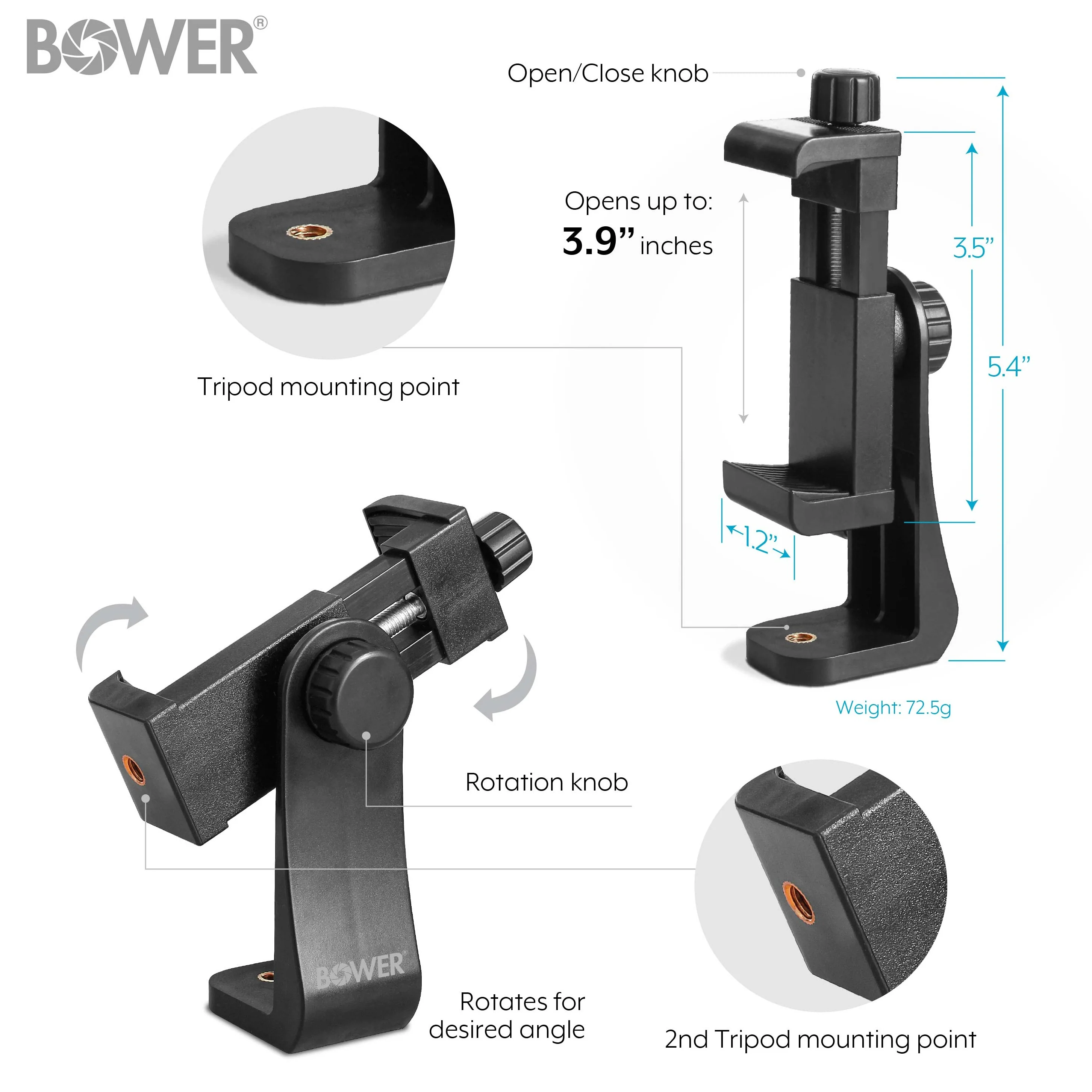 360 Degree Rotating Phone Tripod Mount - Image 4