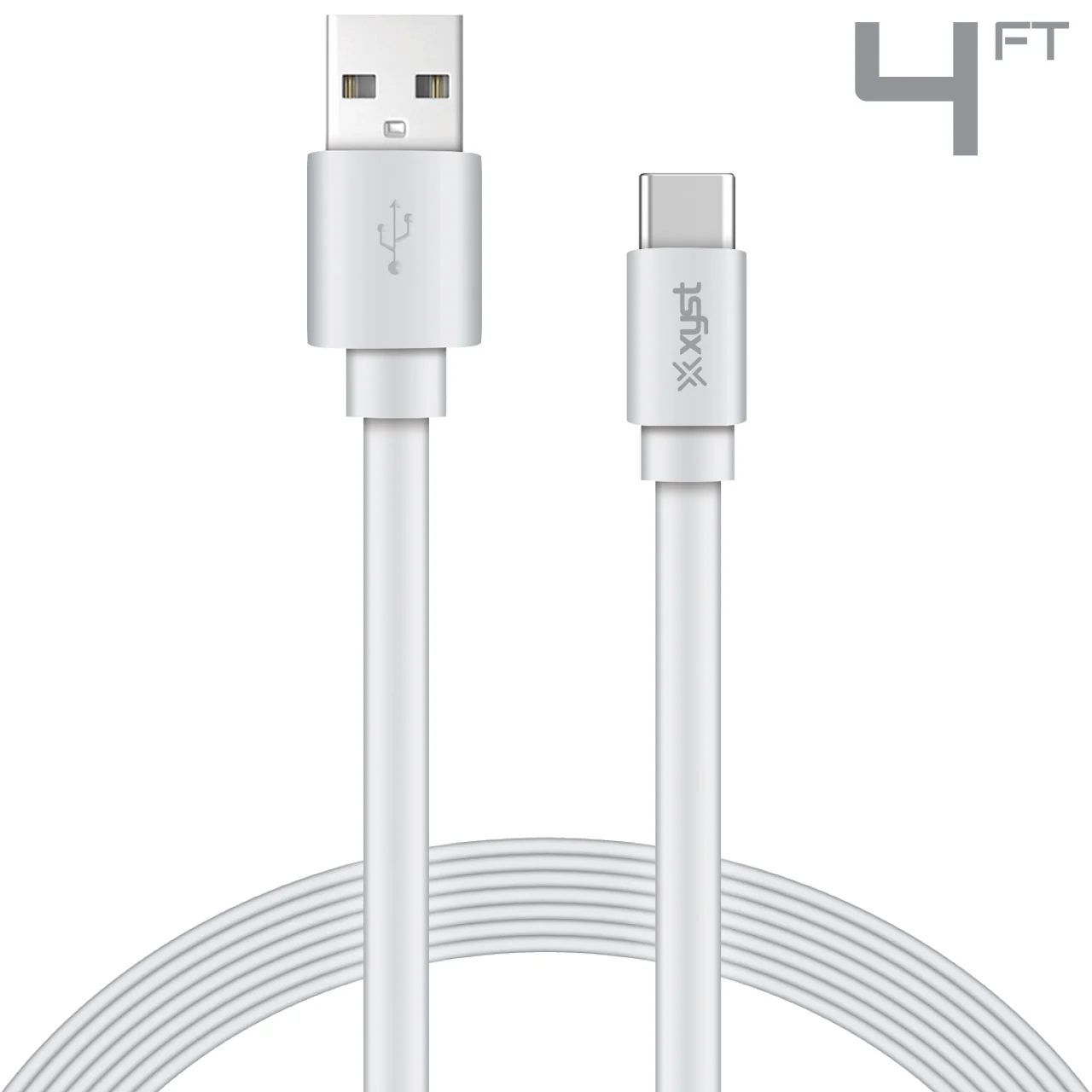 4ft USB-C 2.0 To USB-A Flat Cable - Image 2