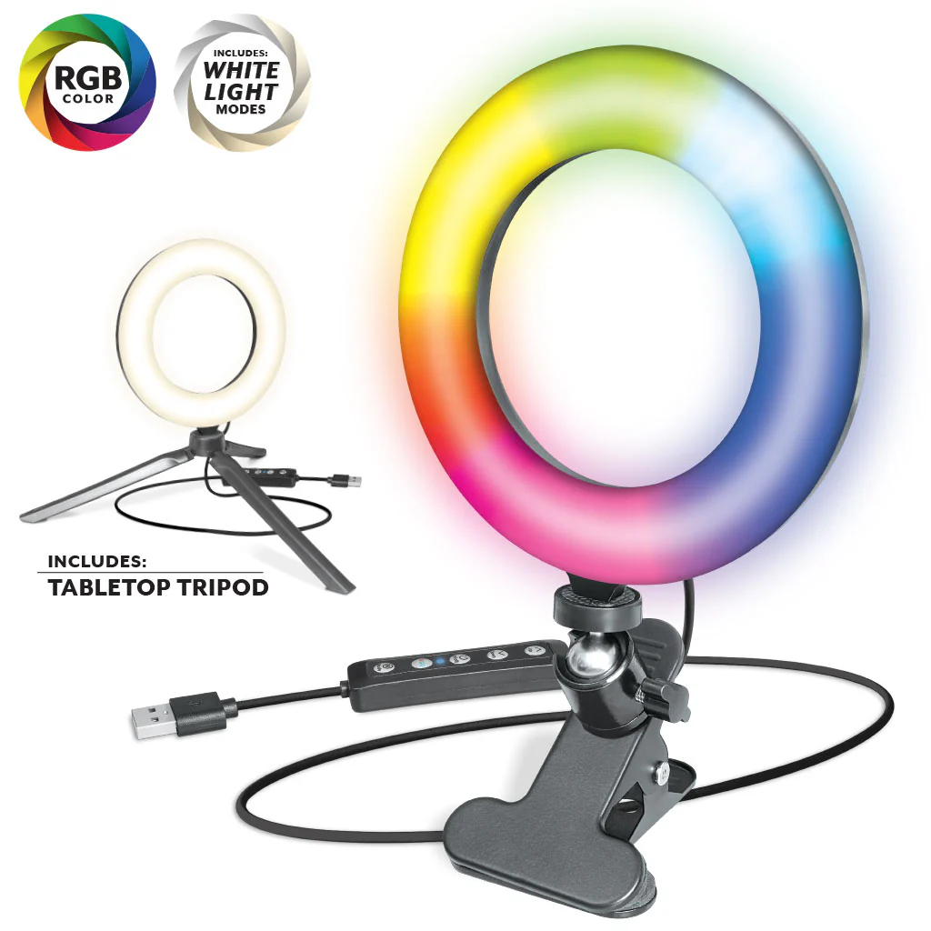6" White/RGB Ring Light - Image 2
