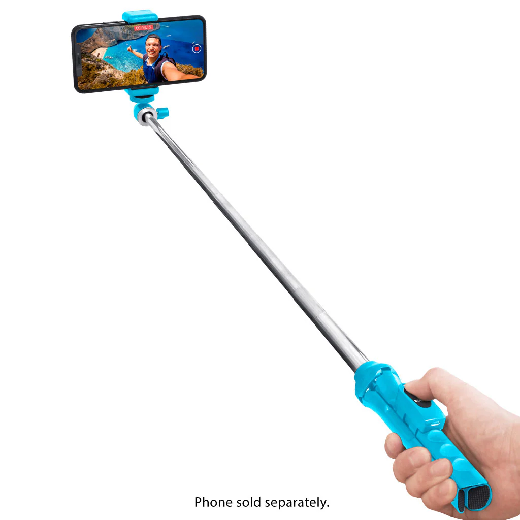 Bower 6-in-1 Tripod  Selfie Stick (Blue) - Image 5