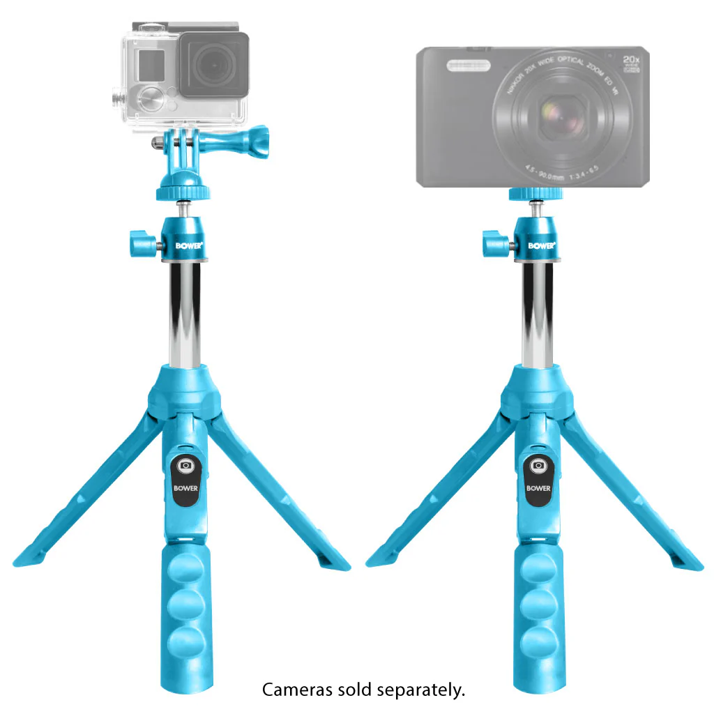 Bower 6-in-1 Tripod  Selfie Stick (Blue) - Image 6