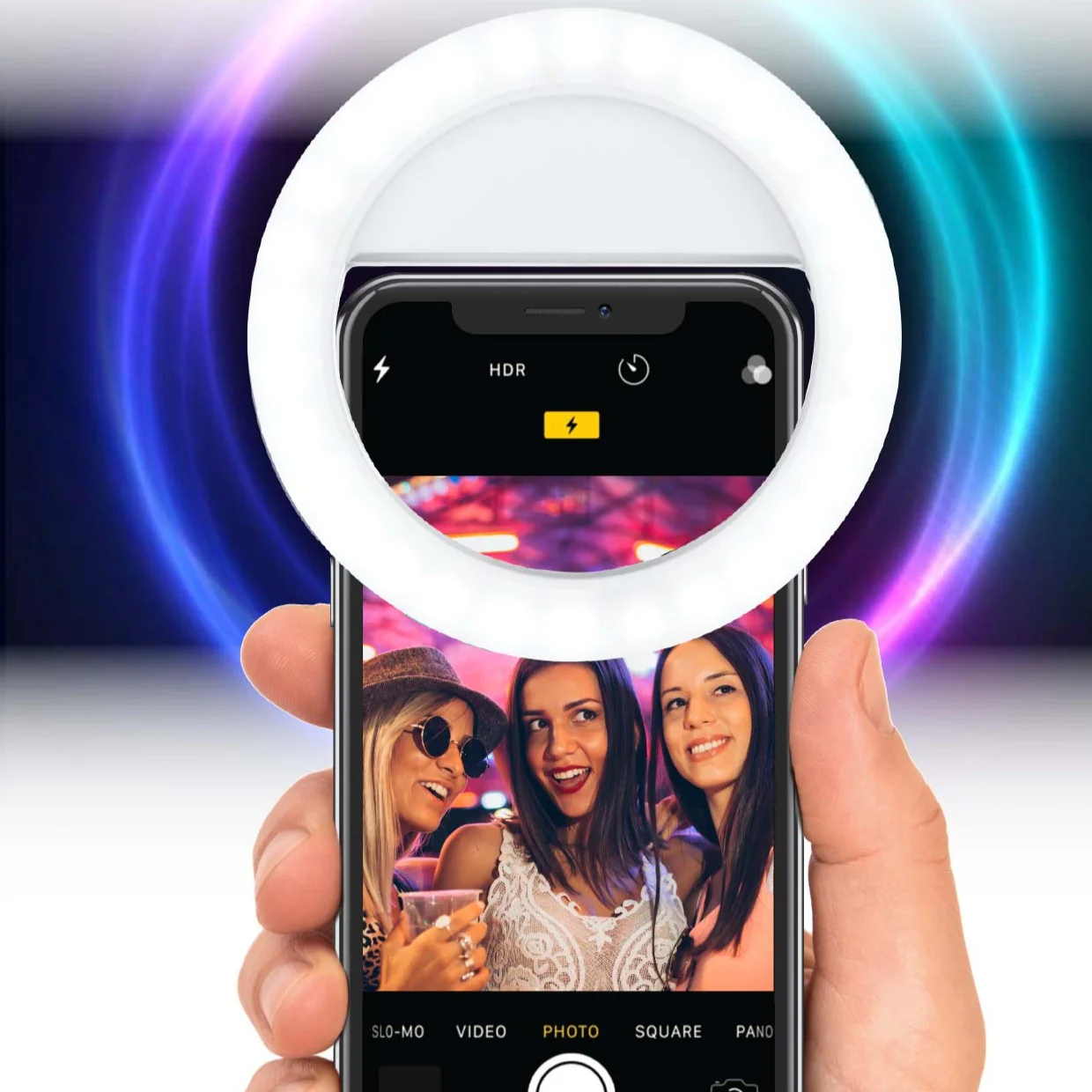 Bower Clip-On Selfie LED Ring Light - Image 4