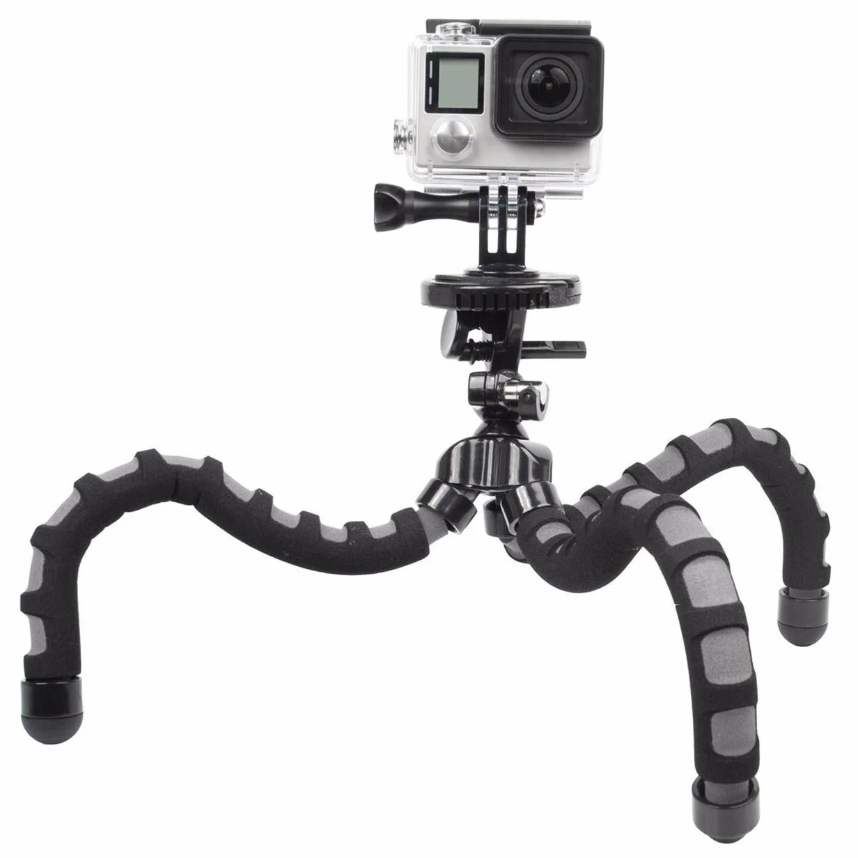 Bower Xtreme Action Series Flex Tripod for GoPro - Black/Grey - Image 4