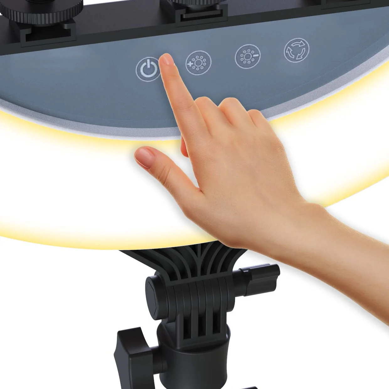 18" Selfie Ring Light Studio, w/ 80'' Extendable Tripod - Image 2