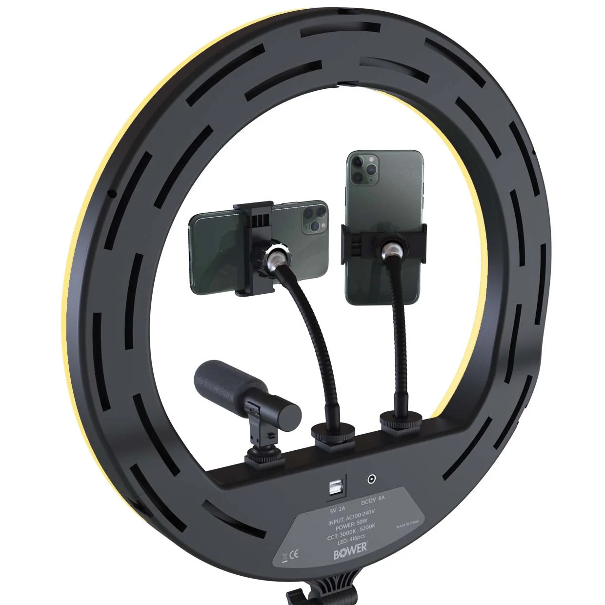 18" Selfie Ring Light Studio, w/ 80'' Extendable Tripod - Image 5