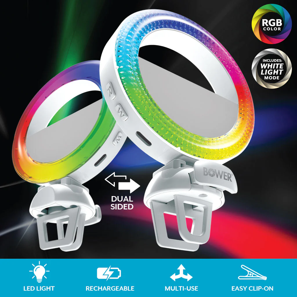 Dual Sided Clip on Light with Camera Mount - Image 3
