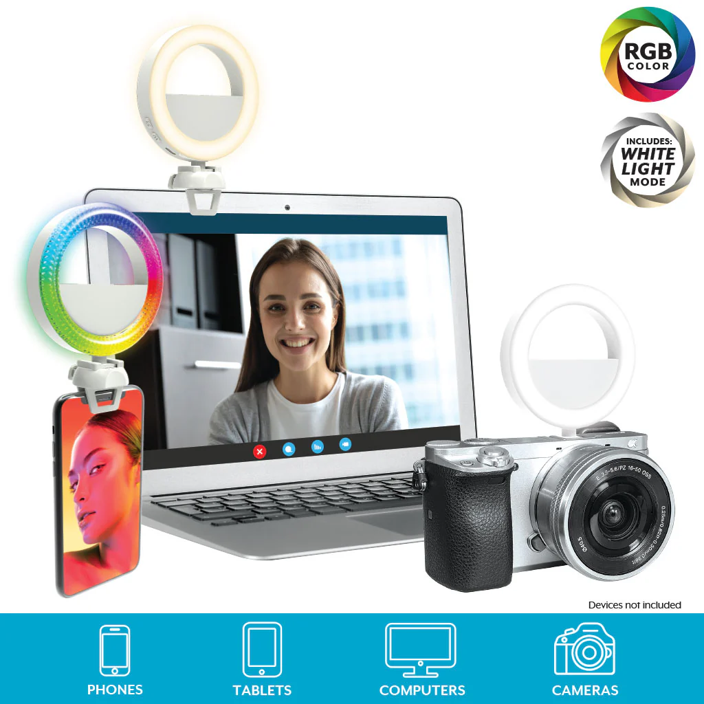 Dual Sided Clip on Light with Camera Mount - Image 4
