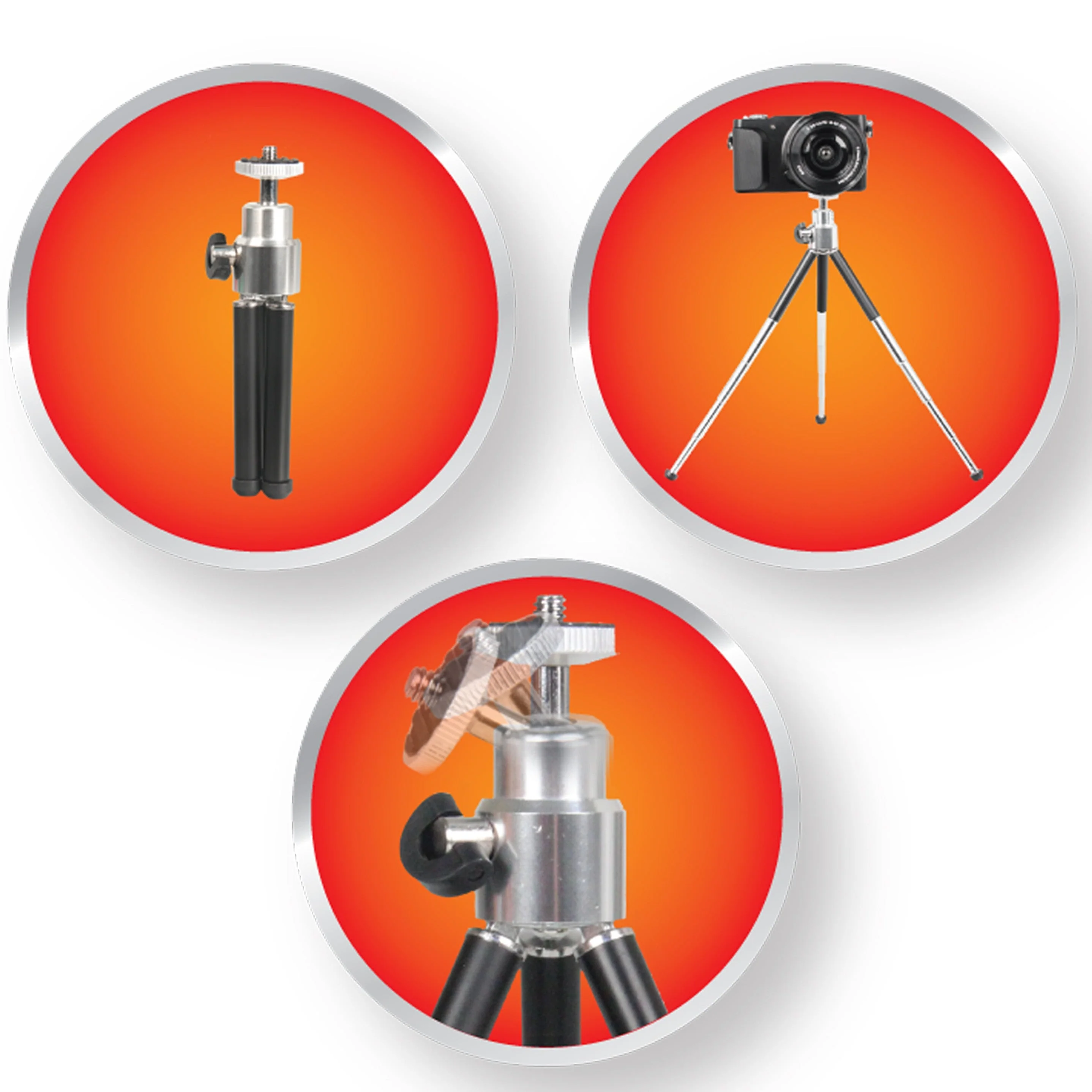 Energizer® 5-Section Mini Tabletop Tripod - Image 3
