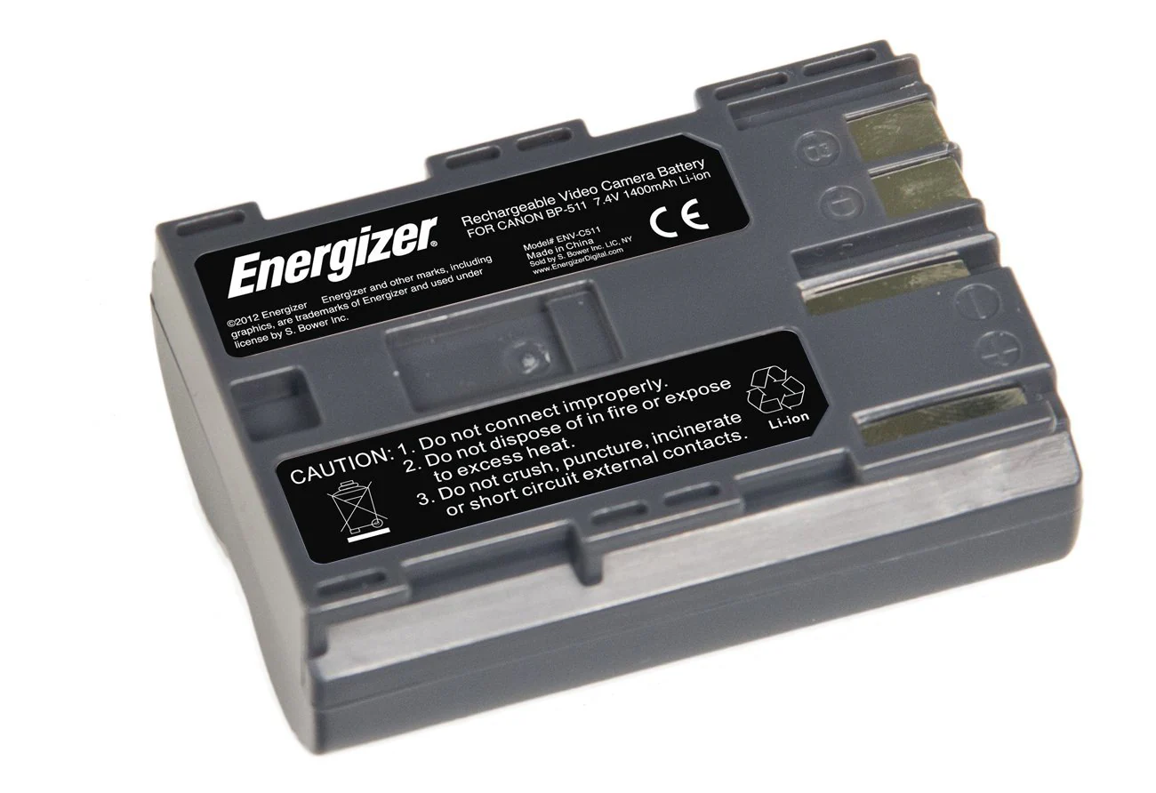 EnergizerĀ® ENV-C511 Digital Replacement Battery for Canon BP-511