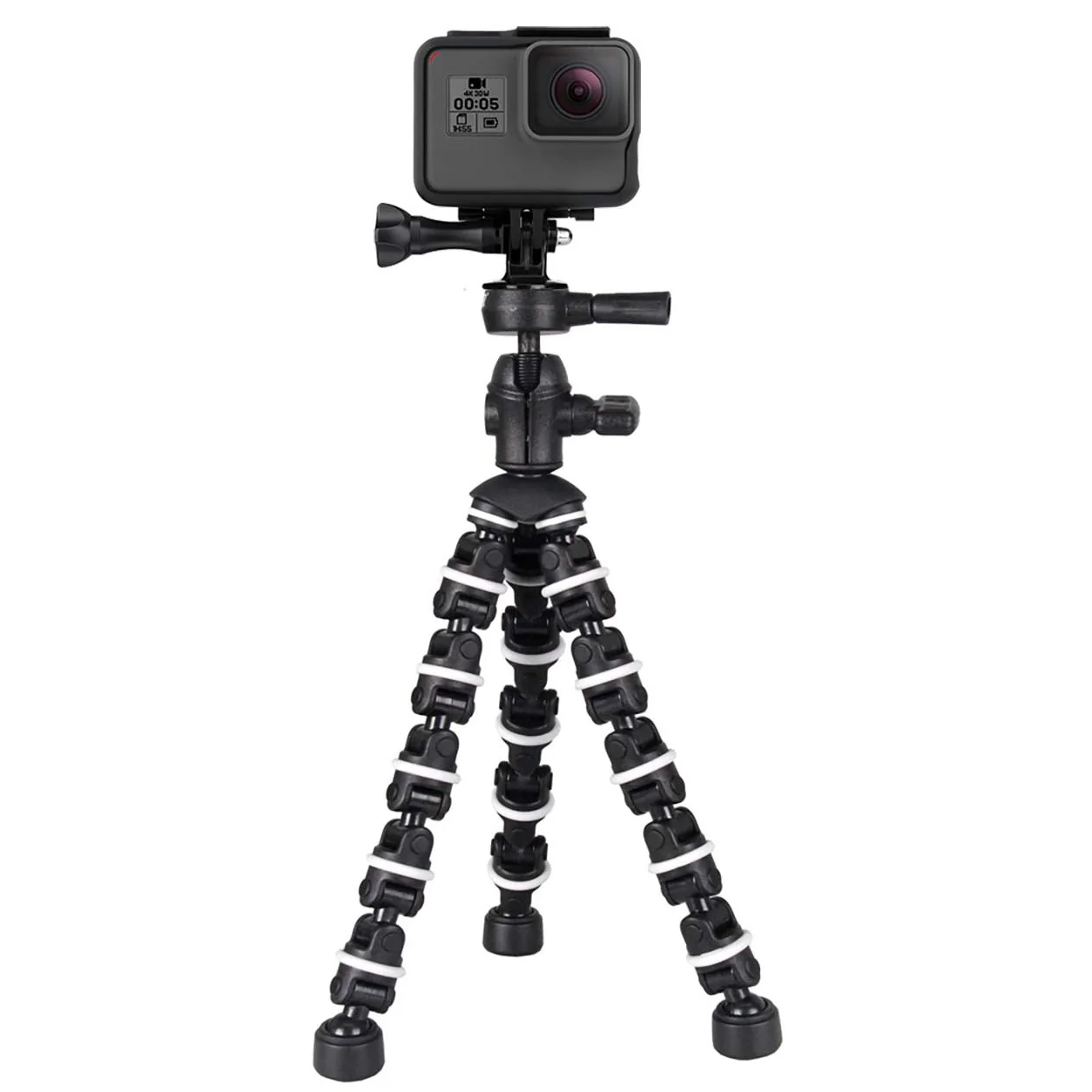 Flexible Large 13'' Bendi-Pod, Black & Grey - Image 3