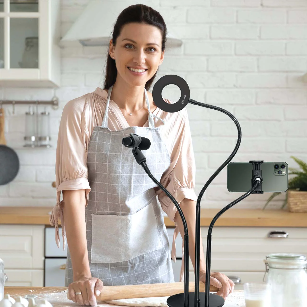 Flexible Ring Light w/ microphone holder - Image 4