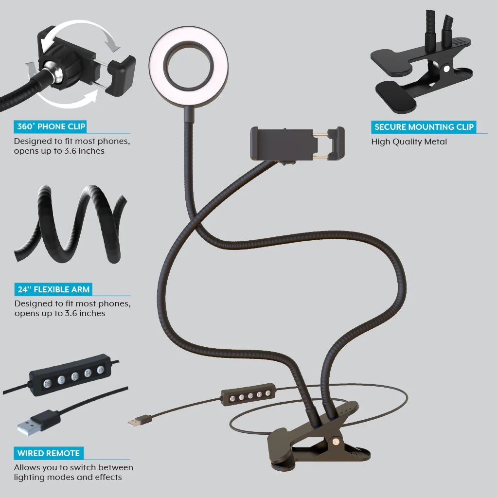 Flexible White/RGB Ring Light - Image 3
