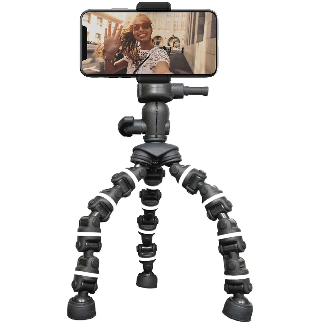 Mini Flexible 9'' Bendi-Pod, Black & Grey - Image 2
