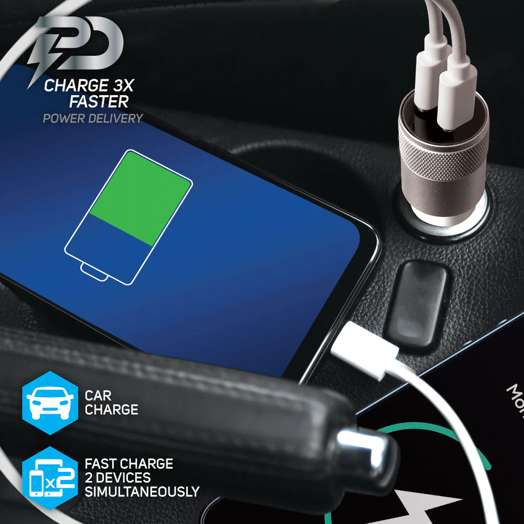 Dual USB-C Car Charger - Image 2